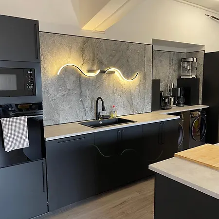 Апартаменты The Onyx Glow- 99m2 Designer Loft Любляна